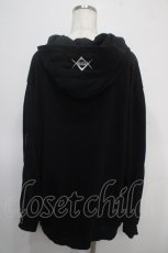 画像2: 【SALE】REFLEM / ジップデザインパーカー  黒 Y-25-04-26-033-PU-TO-SZ-ZT114 (2)