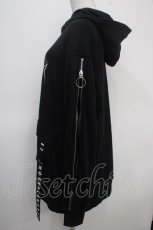 画像3: 【SALE】REFLEM / ジップデザインパーカー  黒 Y-25-04-26-033-PU-TO-SZ-ZT114 (3)