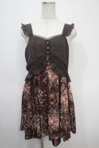 axes femme / キャミ重ねチュニック M ワイン Y-25-04-26-037-AX-OP-SZ-ZY