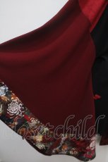 画像5: Qutie Frash / 着物袖ロングカーディガン  黒×赤 Y-25-04-28-042-QU-JA-SZ-ZY (5)