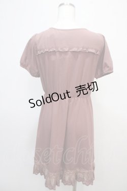 画像2: axes femme / はしごレース使い重ね着チュニック M アワピンク Y-25-04-28-008-AX-TO-SZ-ZY