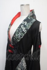 画像3: Qutie Frash / アシメ着物カーデ  黒 Y-25-04-28-059-QU-JA-SZ-ZY (3)