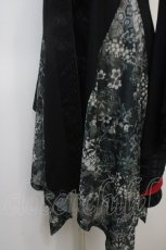 画像4: Qutie Frash / アシメ着物カーデ  黒 Y-25-04-28-059-QU-JA-SZ-ZY (4)