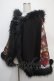 画像3: Qutie Frash / ファー付きポンチョコート  黒×赤 Y-25-04-28-062-QU-CO-SZ-ZY (3)