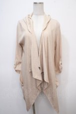 画像1: 【SALE】Rozen Kavalier / 刺しゅう入りイレヘムカーディガン  ベージュ Y-25-04-28-063-OO-TO-SZ-ZT202 (1)