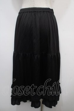 画像2: axes femme kawaii / ミディフリルペチスカート M 黒 Y-25-04-28-068-AX-SK-SZ-ZY