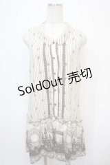 axes femme / レースプリントチュニック  オフ Y-25-04-28-011-AX-OP-AS-ZY