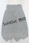 axes femme / 花フロッキープリントスカート M グリーン Y-25-04-28-071-AX-SK-SZ-ZI