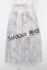 axes femme / アイスローズ柄スカート F ピンク Y-25-04-28-074-AX-SK-SZ-ZY