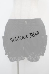 Ozz Croce / サイドポケットショートパンツ  黒 Y-25-04-28-080-OO-PA-SZ-ZY