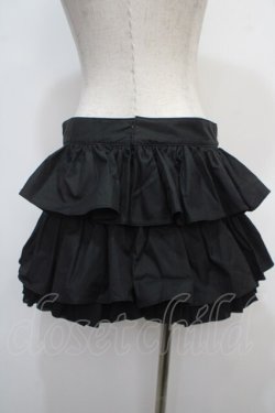 画像2: Na+H / フリル付ショートパンツ  黒 Y-25-04-28-082-PU-PA-SZ-ZY