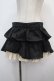 画像1: Na+H / フリルスカート  黒 Y-25-04-28-085-PU-SK-SZ-ZY (1)