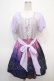 画像1: axes femme POETIQUE / パフ袖パネル柄ワンピース M ラベンダー Y-25-04-28-013-AX-OP-SZ-ZY (1)