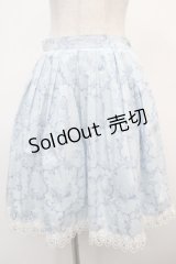BABY,THE STARS SHINE BRIGHT / 不思議の国のアリスプリントスカート  サックス Y-25-04-28-092-BA-SK-SZ-ZY