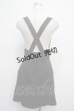 画像2: axes femme POETIQUE / ファスナーデザインサス付スカート M 黒 Y-25-04-28-094-AX-SK-SZ-ZI