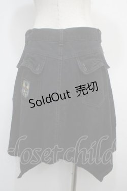 画像2: ALGONQUINS / イレヘムデニムスカート  黒 Y-25-04-28-095-AL-SK-AS-ZY