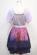 画像2: axes femme POETIQUE / パフ袖パネル柄ワンピース M ラベンダー Y-25-04-28-013-AX-OP-SZ-ZY (2)