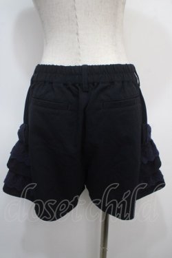 画像2: axes femme POETIQUE / リボンショートパンツ M 紺 Y-25-04-28-097-AX-PA-SZ-ZY