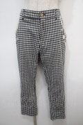 axes femme / お花レースクロップド丈パンツ M 黒 Y-25-04-28-099-AX-PA-SZ-ZY