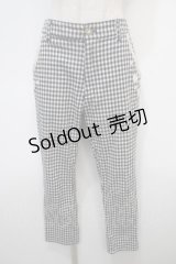 axes femme / お花レースクロップド丈パンツ M 黒 Y-25-04-28-099-AX-PA-SZ-ZY