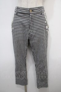 axes femme / お花レースクロップド丈パンツ M 黒 Y-25-04-28-099-AX-PA-SZ-ZY