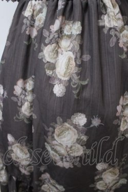 画像3: axes femme / クラシカルフラワーワンピース/ミュルーズ染織美術館コラボ F 茶 Y-25-04-28-015-AX-OP-SZ-ZY