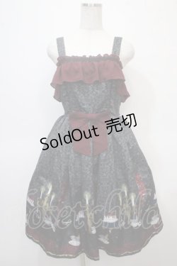 画像1: axes femme kawaii / 猫会ジャンスカ M 黒 Y-25-04-28-017-AX-OP-SZ-ZY