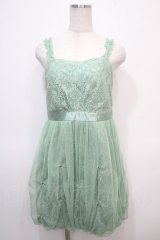 axes femme / パーティドレスワンピース M グリーン Y-25-04-28-020-AX-OP-SZ-ZY