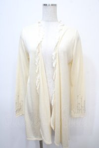 axes femme / 星座刺繍カーディガン M 生成り Y-25-04-28-003-AX-TO-SZ-ZY