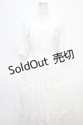 axes femme POETIQUE / コットンドーリーワンピース  白 Y-25-04-28-024-AX-OP-SZ-ZY