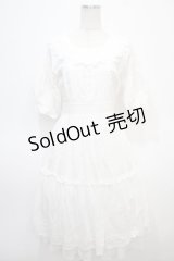 axes femme POETIQUE / コットンドーリーワンピース  白 Y-25-04-28-024-AX-OP-SZ-ZY