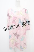 MILK / star ribbonサテンDress  ピンク Y-25-04-28-026-ML-OP-SZ-ZY