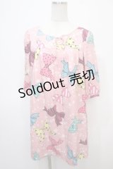 MILK / star ribbonサテンDress  ピンク Y-25-04-28-026-ML-OP-SZ-ZY