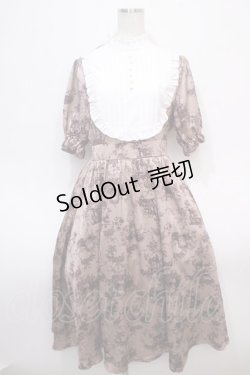 画像1: m petit by misako / トワルドジュイワンピース M 中桃 Y-25-04-28-028-LO-OP-SZ-ZY