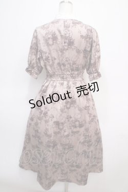 画像2: m petit by misako / トワルドジュイワンピース M 中桃 Y-25-04-28-028-LO-OP-SZ-ZY
