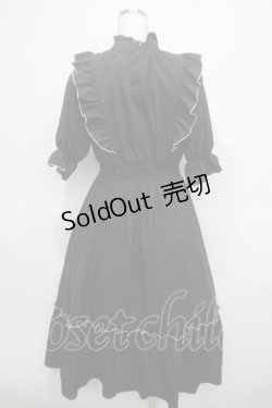 画像2: m petit by misako / NINA'SコラボAMハイショクメローワンピース S 中黒 Y-25-04-28-029-LO-OP-SZ-ZY