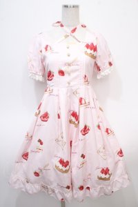Amavel / Buffet de Fraisesワンピース F ピンク Y-25-04-28-030-CA-OP-SZ-ZY