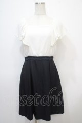 axes femme / ドッキングワンピース  白×紺 Y-25-04-28-004-AX-OP-SZ-ZY