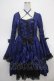 画像1: ATELIER PIERROT / フィッシュテールジャガードドレス  ブルー Y-25-04-28-038-EL-OP-SZ-ZY (1)