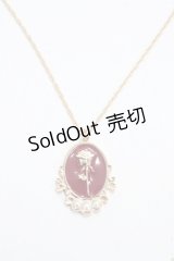 m petit by misako / AMフラワーネックレス  中赤 Y-25-04-30-005-LO-AC-SZ-ZY
