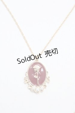 画像1: m petit by misako / AMフラワーネックレス  中赤 Y-25-04-30-005-LO-AC-SZ-ZY