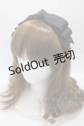 m petit by misako / NINA'sコラボ AM*NIリボンカチューシャ  中黒 Y-25-04-30-050-LO-AC-SZ-ZT422F004