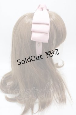 画像3: m petit by misako / NINA'sコラボ AM*NIリボンカチューシャ  中桃 Y-25-04-30-051-LO-AC-SZ-ZT422F002