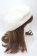 画像3: m petit by misako / AM*NIリボンベレー  中白 Y-25-04-30-052-LO-AC-SZ-ZY (3)