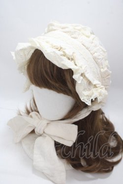画像1: Victorian maiden / ハーベストレーシーボンネット  シュガー Y-25-04-30-054-CL-AC-SZ-ZY