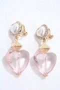 m petit by misako / AMハートイヤリング  中桃 Y-25-04-30-008-LO-AC-SZ-ZY