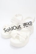 m petit by misako / リボンスニーカーサンダル M 中白 Y-25-04-30-061-LO-SH-SZ-ZY