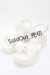 m petit by misako / リボンスニーカーサンダル M 中白 Y-25-04-30-061-LO-SH-SZ-ZY