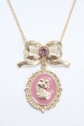 m petit by misako / AM*NIリボンネックレス  中桃 Y-25-04-30-009-LO-AC-SZ-ZY