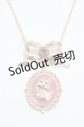 m petit by misako / AM*NIリボンネックレス  中桃 Y-25-04-30-009-LO-AC-SZ-ZY